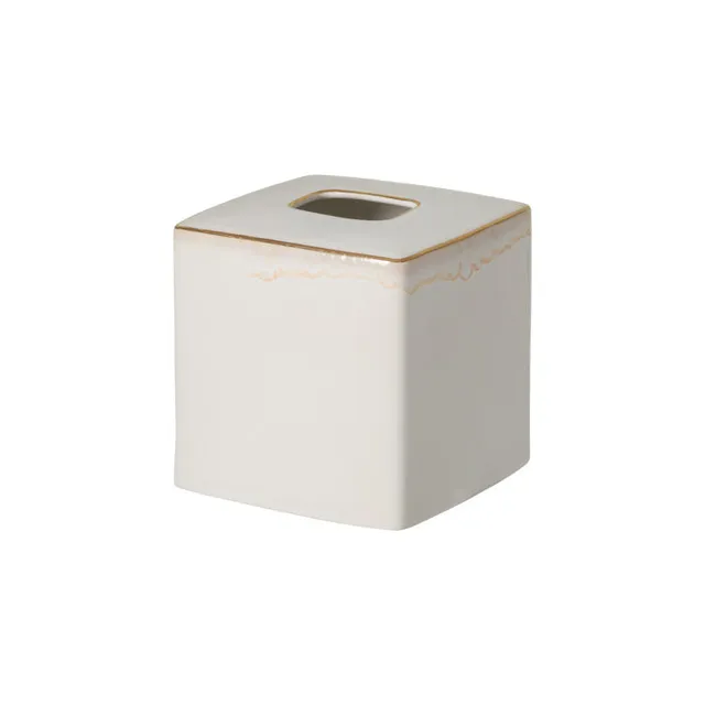 costa-nova-taormina-bath-taschentuchbox-wei-gold-steingut image 1