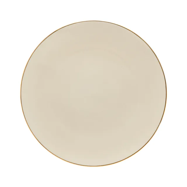 costa-nova-augusta-platzteller-natur-gold-feinsteinzeug image 1