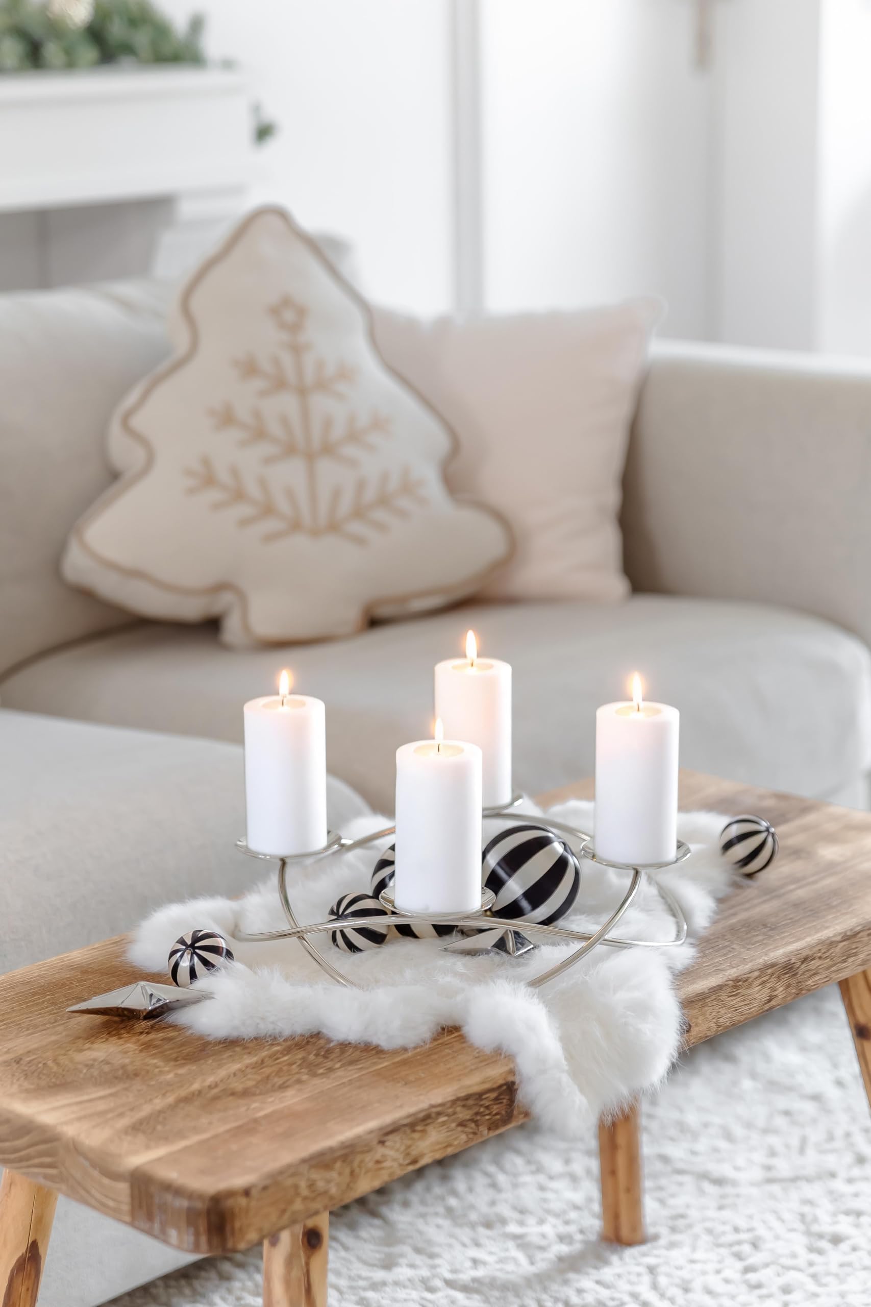 edzard-milano-alloa-adventskranz-33-cm-edelstahl image 3