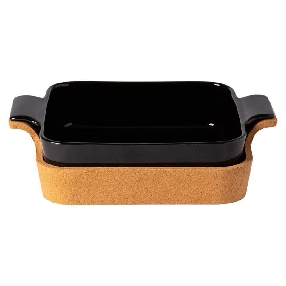 costa-nova-ensemble-dq321-blk-auflaufform-quadratisch-schwarz-kork image 1