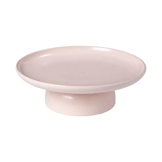 costa-nova-pacifica-teller-mit-fu-rosa-steinzeug-matt-rund image 1