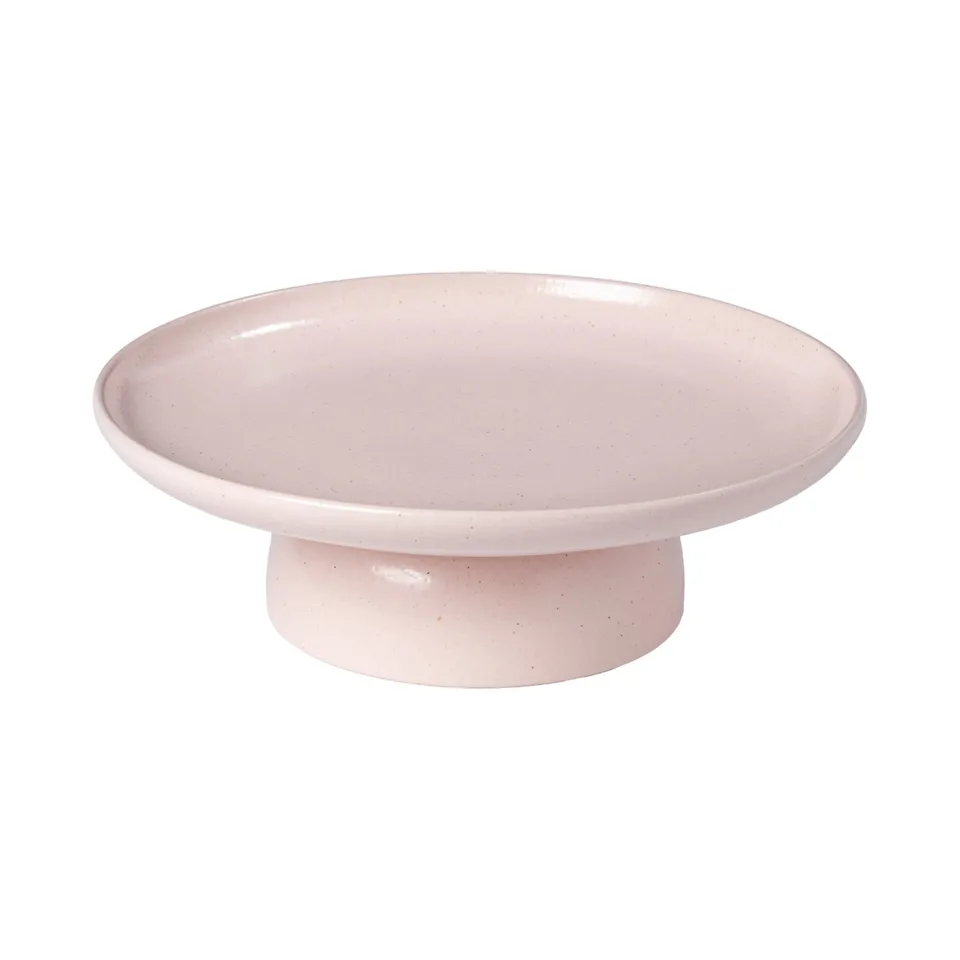 costa-nova-pacifica-teller-mit-fu-rosa-steinzeug-matt-rund image 1