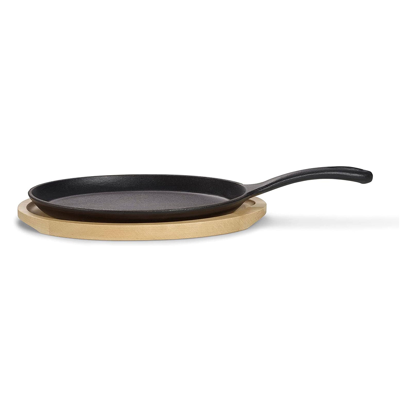 echtwerk-bbq-kochen-servierpfanne-gusseisen-18-5-cm-1-tlg-mit-brett image 2