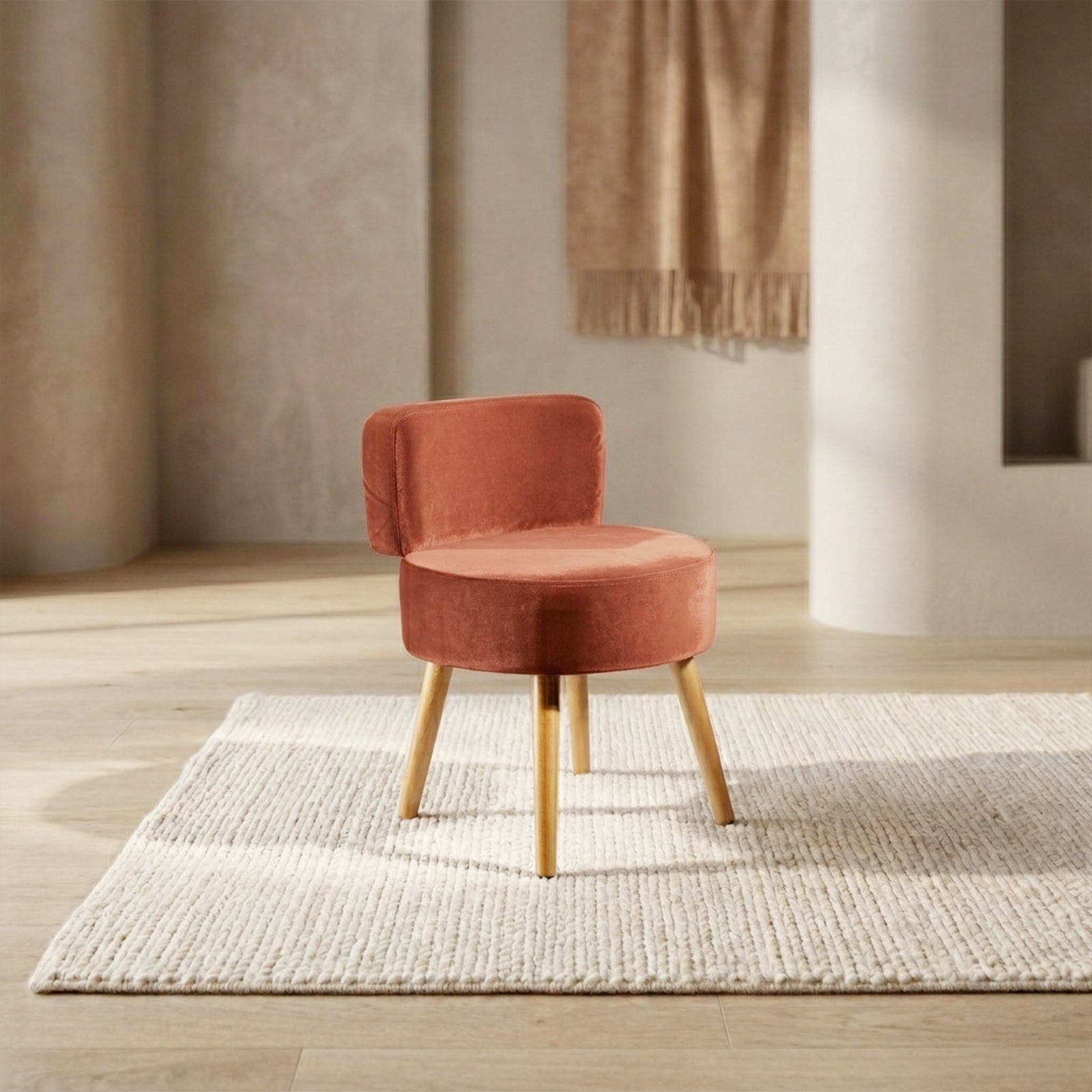 echtwerk-milo-sessel-hocker-taupe-kleiner-polstersessel-schaumstoff image 5