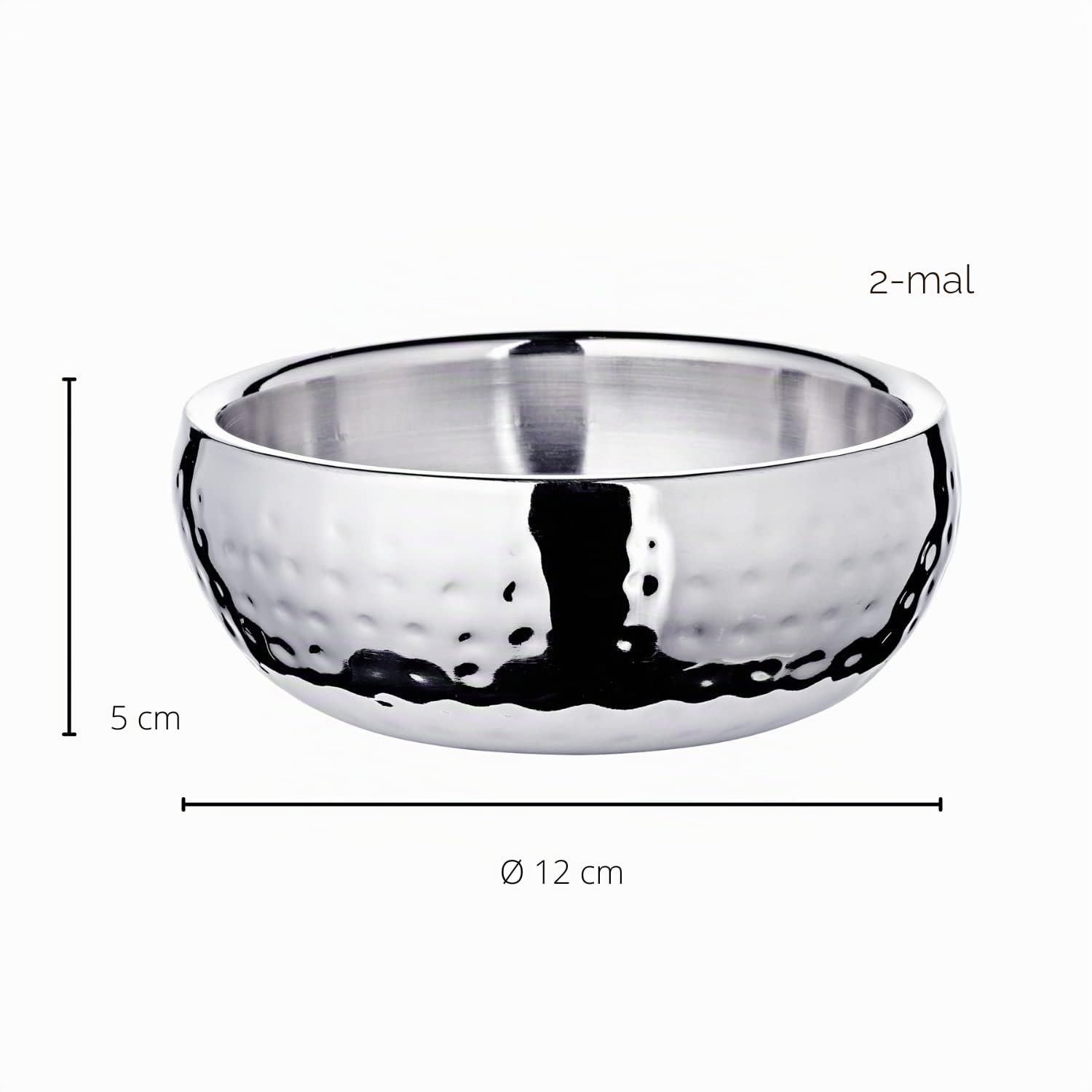 edzard-dallas-pluto-schale-2er-set-edelstahl-12cm image 2