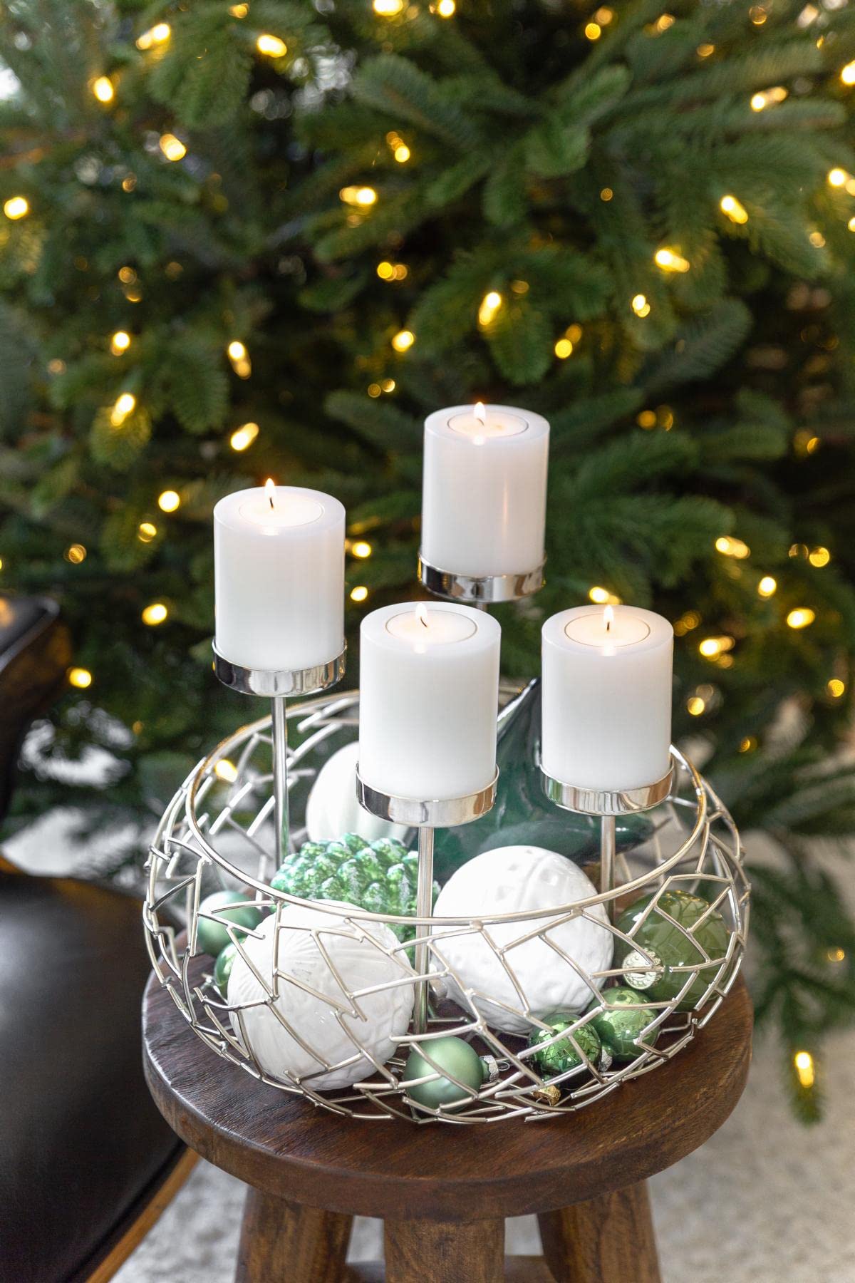 edzard-milano-adventskranz-edelstahl-30-cm-silber image 6