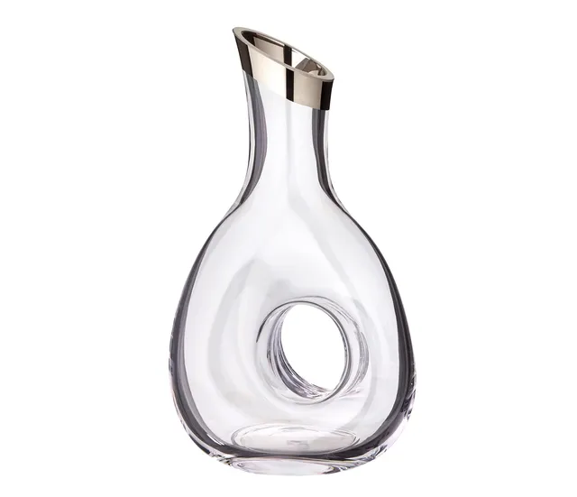 edzard-gordon-weinkaraffe-1-2l-kristallglas-mit-platinrand image 1