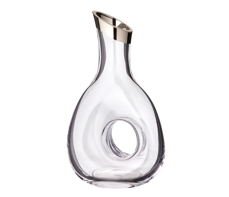 edzard-gordon-weinkaraffe-1-2l-kristallglas-mit-platinrand image 1