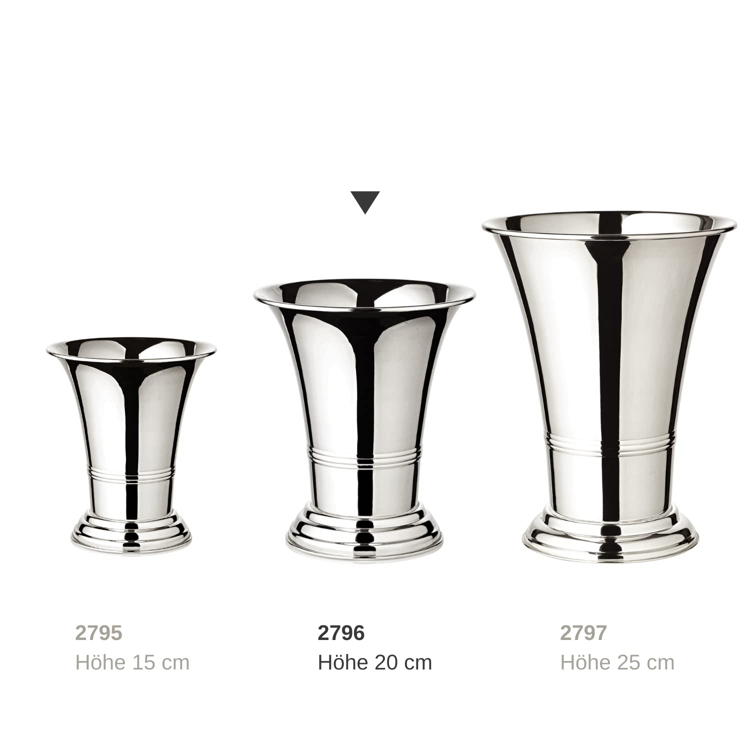 edzard-tromba-vase-20-cm-schwerversilbert-blumenvase-silber image 3