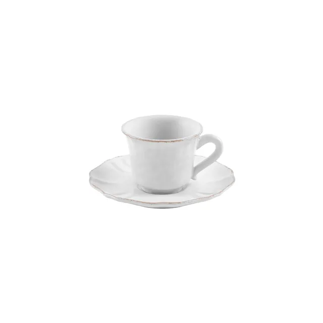 costa-nova-impressions-espressotasse-wei-mit-untertasse image 1