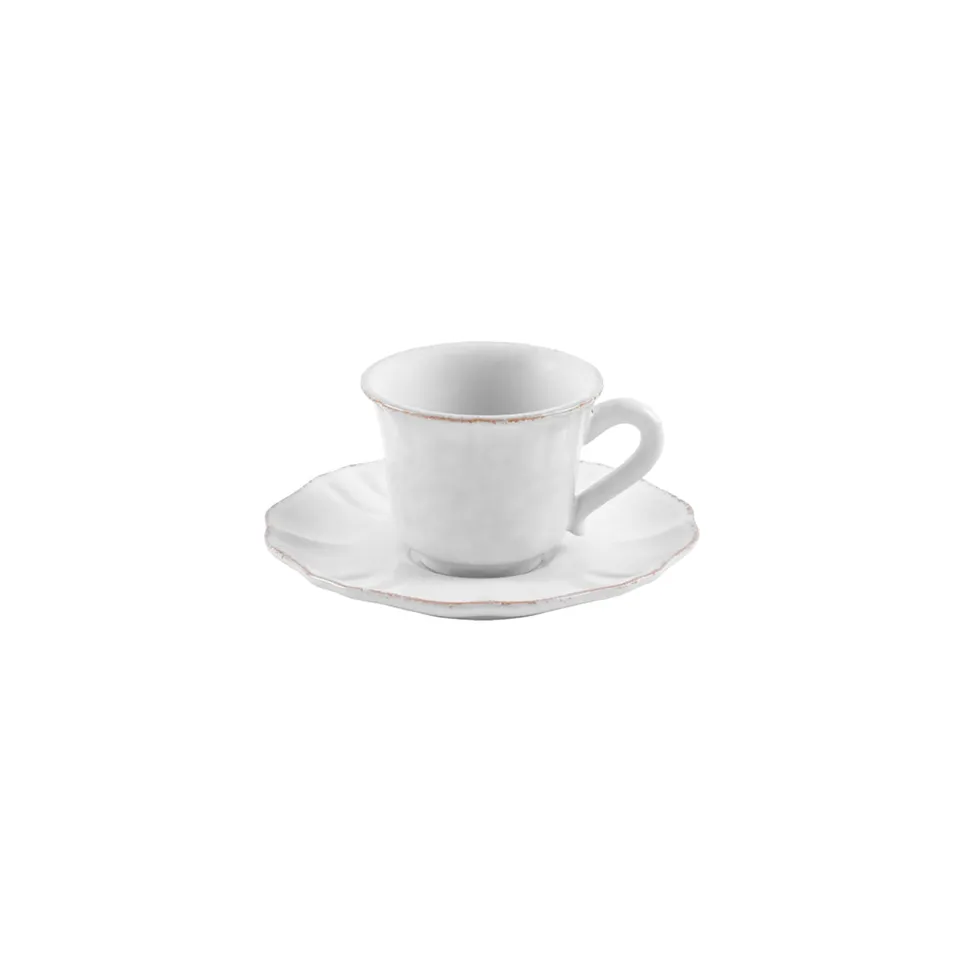 costa-nova-impressions-espressotasse-wei-mit-untertasse image 1