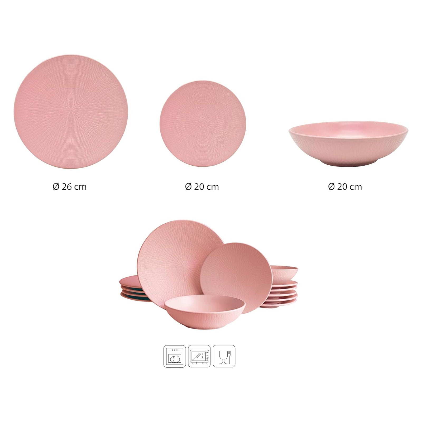 echtwerk-blanka-tafelservice-18tlg-stoneware-rosa-struktur image 4