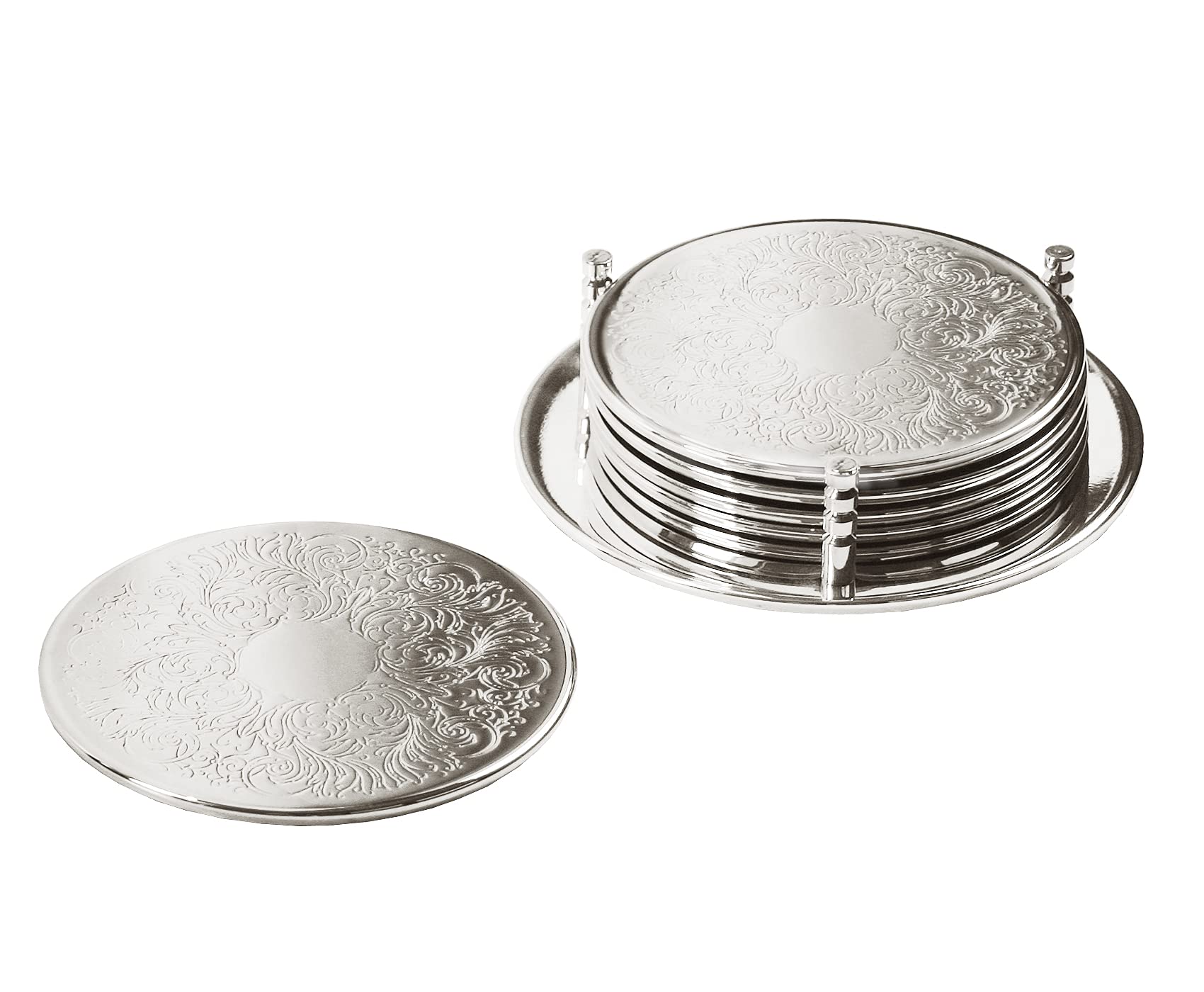 edzard-br-gge-untersetzer-versilbert-6er-set-12-cm image 1