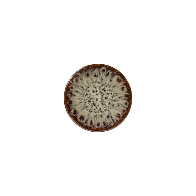 costa-nova-roda-vorspeisenteller-rund-cocoa-braun-steingut image 1