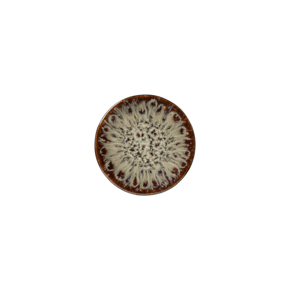 costa-nova-roda-vorspeisenteller-rund-cocoa-braun-steingut image 1